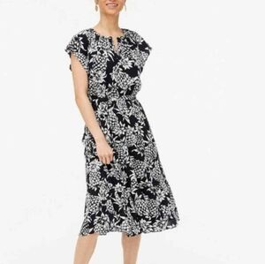 J Crew Navy Novelty Pineapple Print Pullover Pockets Covered Button 6